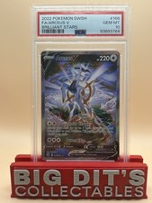 2022 POKEMON SWORD & SHIELD BRILLIANT STARS #166 FA/ARCEUS V PSA GEM MT 10 picture