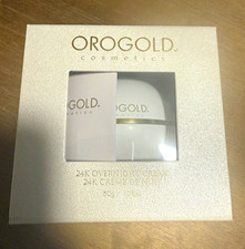 OROGOLD Cosmetics 24K White Gold Night Treatment Face Cream 1.76 oz Vitamins picture