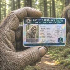 Bigfoot ID Card: Personalized picture
