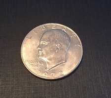 Eisenhower Dollar • 1972D • Average Circulated 1972D Eisenhower Dollar picture