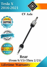 New OE Rear CV Axle For 2016-2021 Tesla X Electric Lifetime Warranty picture