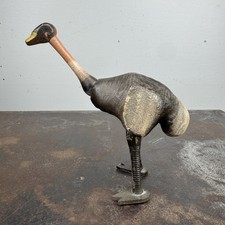 Vtg Schoenhut Wood OSTRICH w/ Painted Eyes - Reduced Size picture