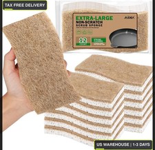 12pcs Kitchen Sponge Natural Biodegradable Eco-Friendly Dish Sponges for Kitchen picture