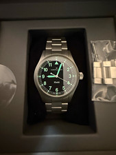 Hamilton Khaki Field Quartz 38mm Black Dial Steel Bracelet, Box & Manual picture