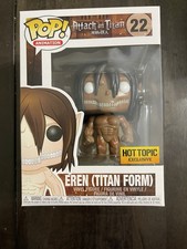Funko Pop Attack on Titan Eren Titan Form #22 Hot Topic Exclusive AOT picture
