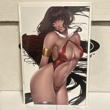 Vampirella / Dracula Unholy #1 - Vasquez Virgin White Variant (Dynamite 2021) NM picture