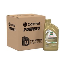 Castrol Power1 4T 10W-50 Full Synthetic Motorcycle Oil, 1 1 Quart, Amber picture