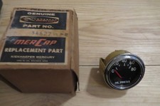 NOS Vintage Mercury Oil Pressure Gauge w/ bracket picture