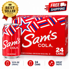 Sams Cola Soda Pop, 12 fl oz, 24 Pack Cans picture