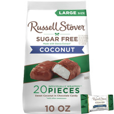 RUSSELL STOVER Sugar Free Coconut in Chocolate Candy, 10 oz. bag picture