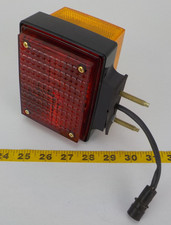 New Napa Lighting Truck-Lite Pedestal Red & Amber Lights Black Housing 12V 70357 picture