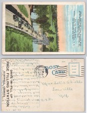 1923 Alford's Steel Bridge Savannah River Hartwell GA Bankhead Highway Postcard picture