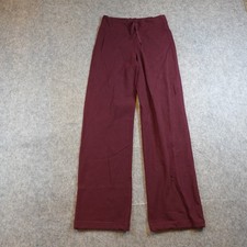 Lululemon Pants Women S/M? Burgundy Wide Leg Drawstring High Rise Athleisure picture