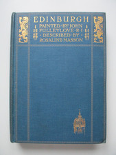 1912 EDINBURGH John Fulleylove ROSALINE MASSON Decorative Cloth A & C BLACK picture