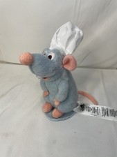 Disney Pixar Ratatouille Remy Plush Chef Hat Toy Small Blue Mouse Kids picture