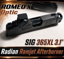 3.1  RADIAN RAMJET SIG SAUER P365 SLIDE w/ ROMEO-X  OPTIC - PACKAGE-NEW- BLACK picture