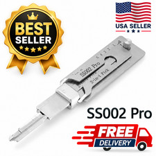 Key Decoder 2 In 1 Portable Lock Picking Set Hook And Pickup Tool Kit Ergonomic picture