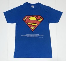 RARE Vintage 1987 Superman “Many Lives, Many Worlds Smithsonian T- Shirt Size L picture