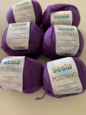 6 Balls of Sesia - Positano Color #459 Purple Tweed $30.00 picture
