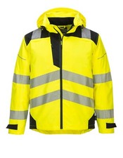 Portwest PW360 PW3 Premium Hi Vis Reflective Waterproof Safety Rain Jacket picture