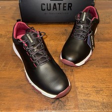 Cuater by TravisMathew The Ringer Men's Spikeless Golf Shoes Black/Ruby Wine 13 picture