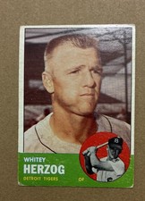 1963 Topps #302 - Whitey Herzog (Free Ship) picture
