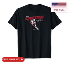 Nico Hischier - Captain Nico - New Jersey Hockey T-Shirt, Men, Black, Small picture