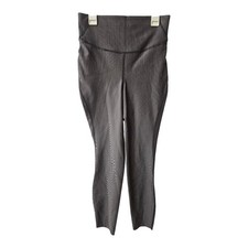 NWOT Lululemon Base Pace High-Rise Tight Two-Tone Ribbed Black Gull Gray Sz6 picture