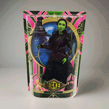 Mattel Wicked Movie Elphaba Fashion Doll Green Witch Collectible NIB picture