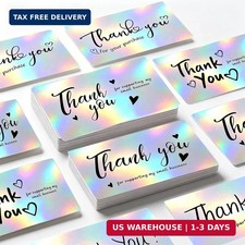 180 PCS Thank You Cards Small Business, 5 Styles Mini Thank You for Supporting C picture