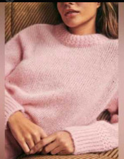 Sezanne La Maille wool blend sweater, light pink, SZ Small (S) picture
