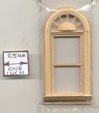 Half Scale Window - Palladian Round Top - 1:24 Dollhouse wooden H5043 Houseworks picture