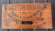 Early 20th Century Crate Panel. Galetta & Biscotto 516 Green St San Francisco picture