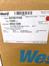 West Flip-Off CCS Seal 13mm Aluminum Seals Biological Laboratory MPN 5922-1306 picture