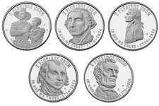 1776-2026-S Clad Proof SemiQ Complete 5-Coin Quarter Set In Holder *Pre-Sale* picture