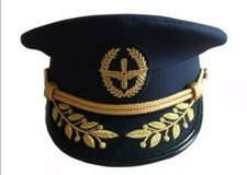 UKRAINE PILOT CAP- Peaked cap, New Original Embroidered Ukrainian Visor picture