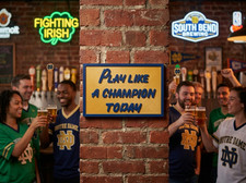 Notre Dame Fighting Irish Play Like a Champion Today 3D Wall Sign picture