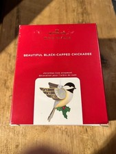 Hallmark Keepsake Ornament 2020 Beautiful Black-Capped Chickadee Birds Beauty of picture
