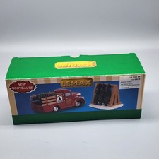 LEMAX Tree Delivery Truck & Stand Set of 2 Christmas Village Accessory New picture