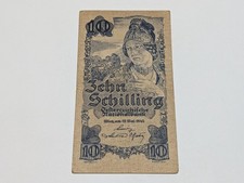 1945 Austria 10 Schilling Banknote Post-WWII Liberation Erzberg Pick 114 VF picture