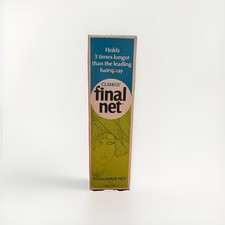 Vintage Clairol Final Net Non-Aerosol Hairspray 8 OZ W/BOX & Pump New Old Stock picture