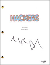 Angelina Jolie Signed Autograph Hackers Full Movie Script - Acid Burn w/ JSA COA picture