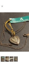 NWT Authentic J.C. Walsh & Sons Connemara Marble Heart Pendant Necklace Ireland picture