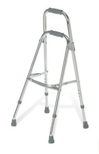 Medline Sidestepper Adult Hemi Walker Chrome Aluminum 250 LB Capacity 1 Count picture