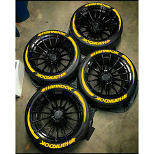 8X HANKOOK Tire Lettering Sticker 1.38