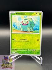 BULBASAUR-001/165-NM-REVERSE HOLO-POKEMON-151-SHIPPING INCLUDED picture