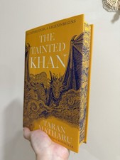 The Tainted Khan by Taran Matharu Signed The Broken Binding  Sprayed Edges picture