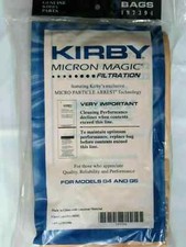 9 KIRBY VACUUM CLEANER BAGS G3 G4 G5 G6 ULTIMATE G G7 G7D MICRON MAGIC 197394 picture