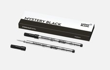 Montblanc Medium Mystery Black Rollerball Refills MB128231 picture