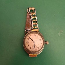 Vintage Ingersoll Wrist Watch Two Tone Expansion Band Sub Seconds Made in USA picture